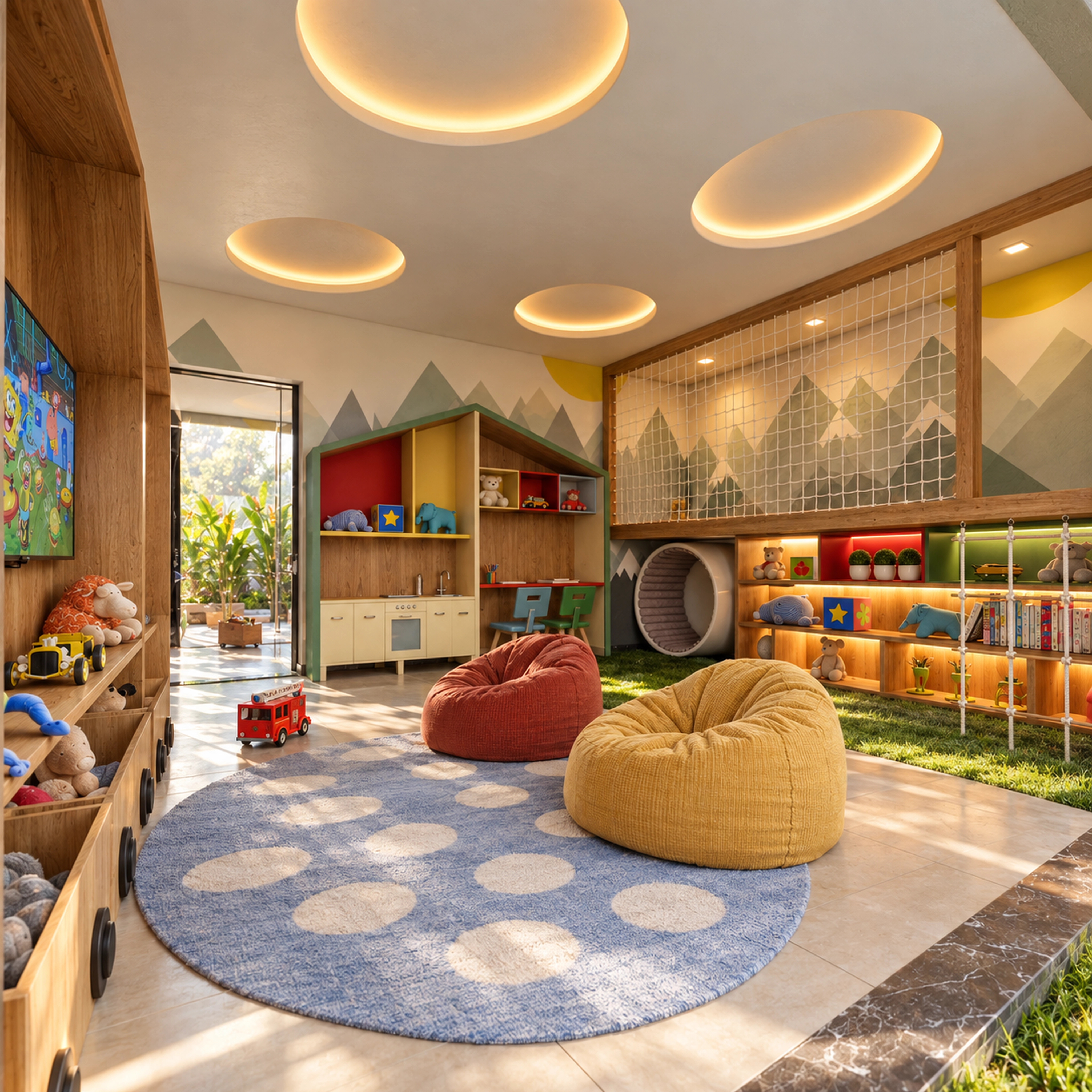 Espaço kids do Residencial Ilha Bella